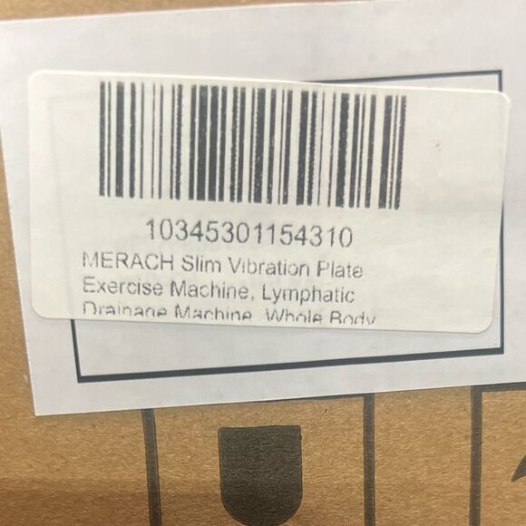 MERACH 2398 Slim Vibration Plate Exercise Machine/Lymphatic Drainage, Black. NIB - Picture 11 of 16